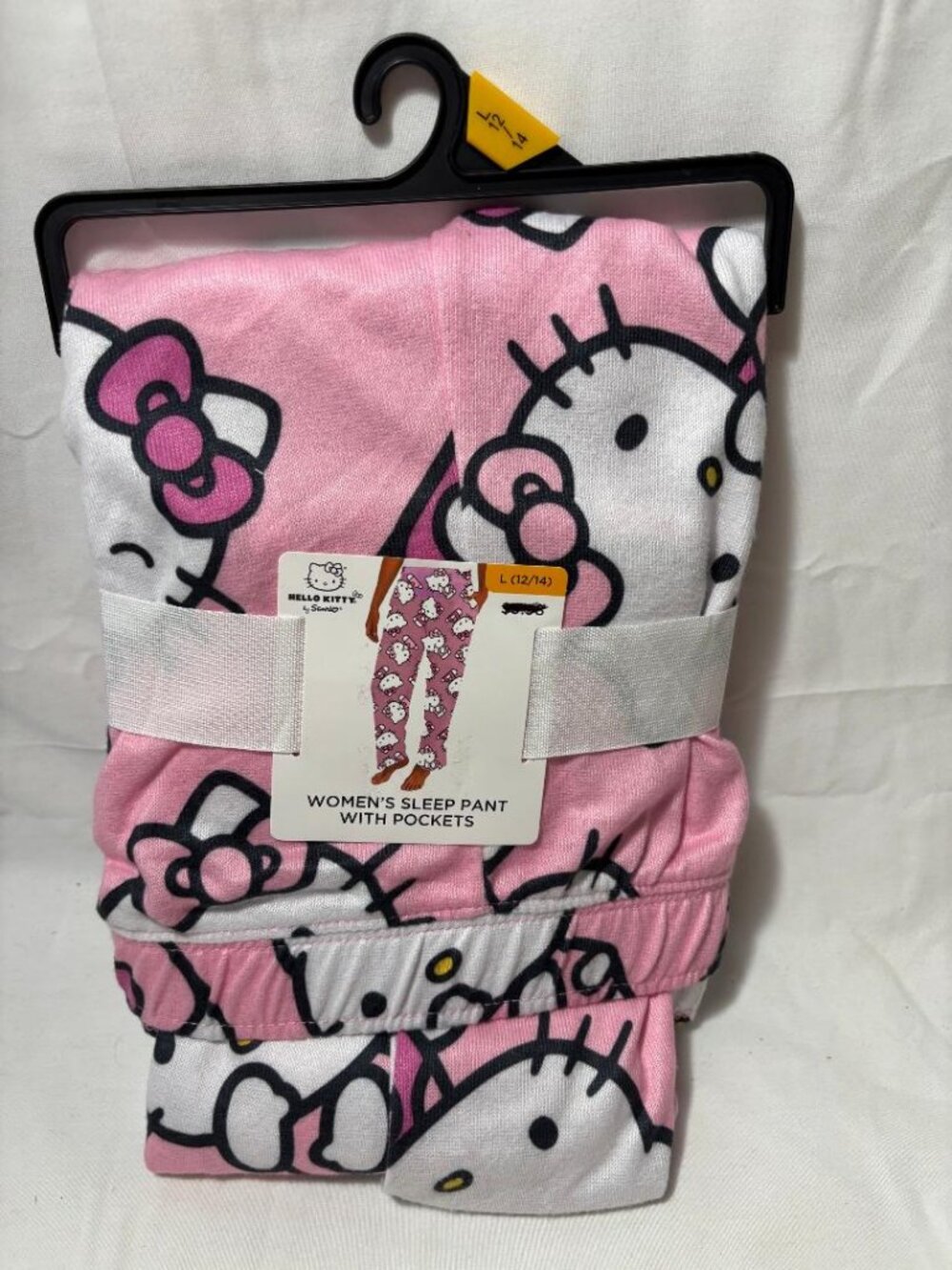 HELLO KITTY Women's Sleep Pants with Pockets  Size L (12/14)  NWT